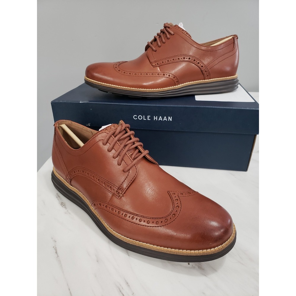 NEW SZ 10 Cole Haan Original Grand Wingtip Oxford Woodbury C26472 DRESS SHOES